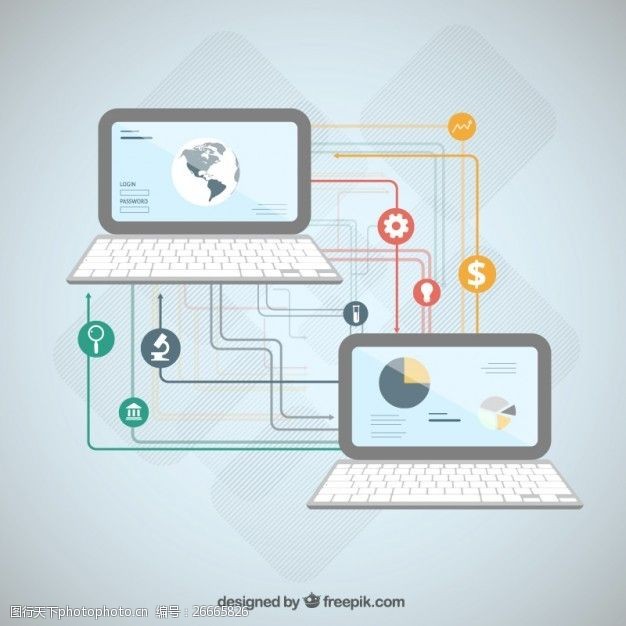 計(jì)算機(jī)信息網(wǎng)絡(luò)的設(shè)計(jì) 技術(shù)藍(lán)圖與視覺表達(dá)